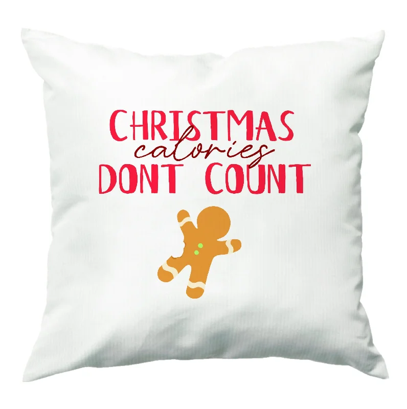 Deal Frenzy Christmas Calories Don't Count Cushion