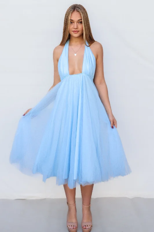 Crazy Savings Rapunzel Tulle Dress - Baby Blue