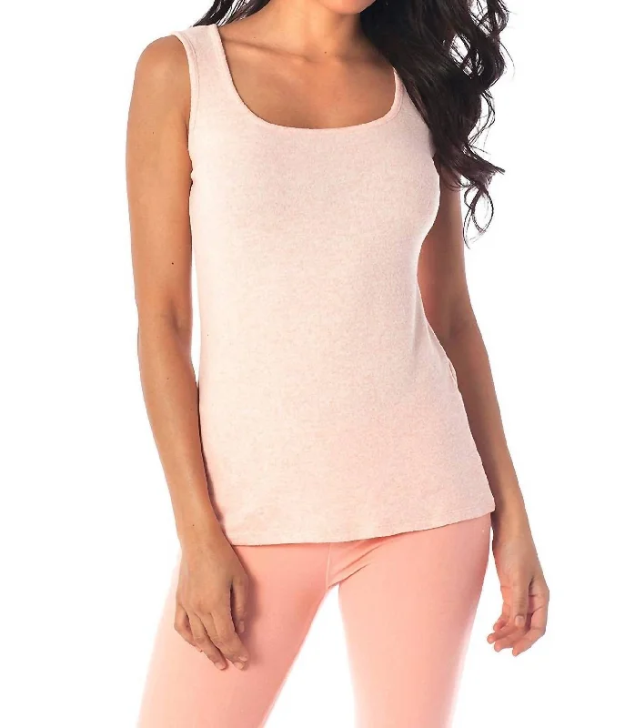 Today's Special Ava Kashmira Tank Top In Peach