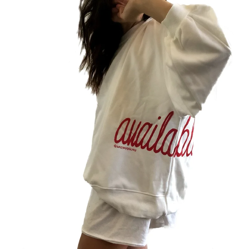 Don't Wait 'AVAILABLE' PAINTED SWEATSHIRT