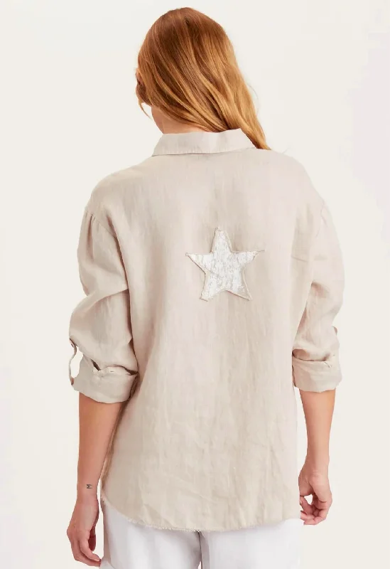 Mega Sale Babin Star Button-Up In Cremini