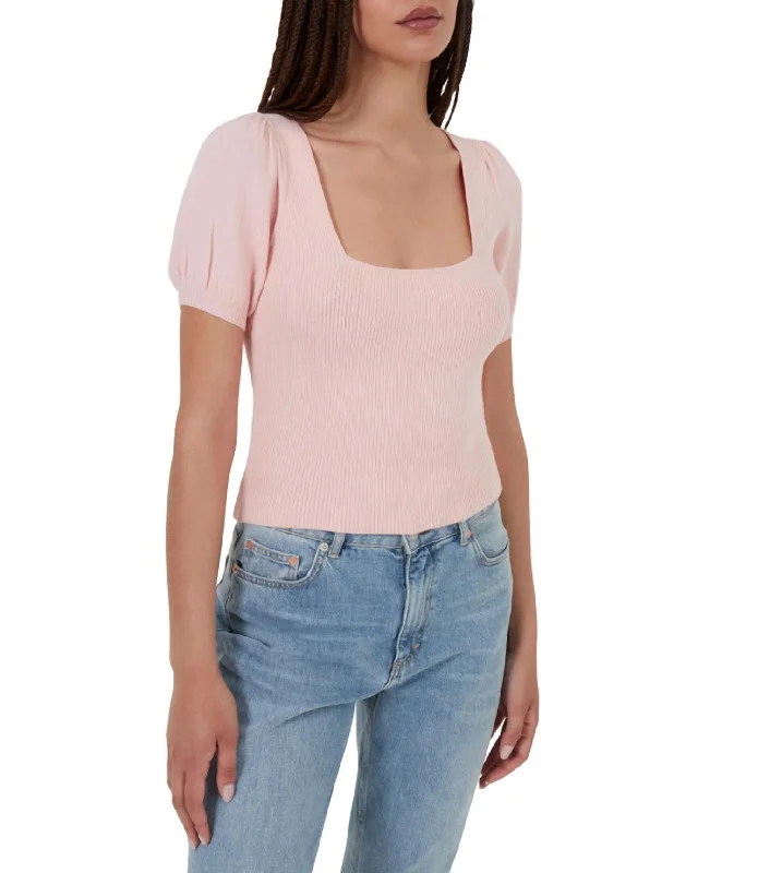 Blowout Sale Babysoft Top In Crystal Rose