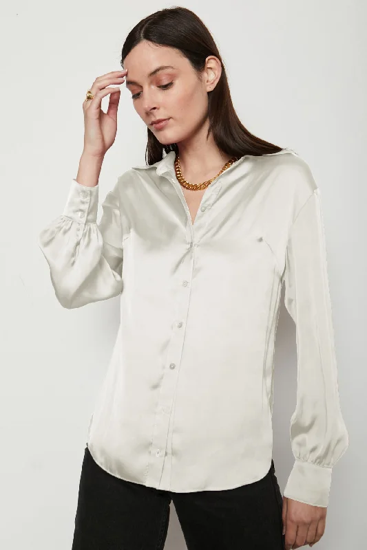 Massive Deals Bailey 44 Dasha Long Sleeve Blouse in CrÃ¨me