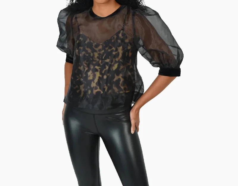 Massive Deals Bella Top In Tortoise Shell