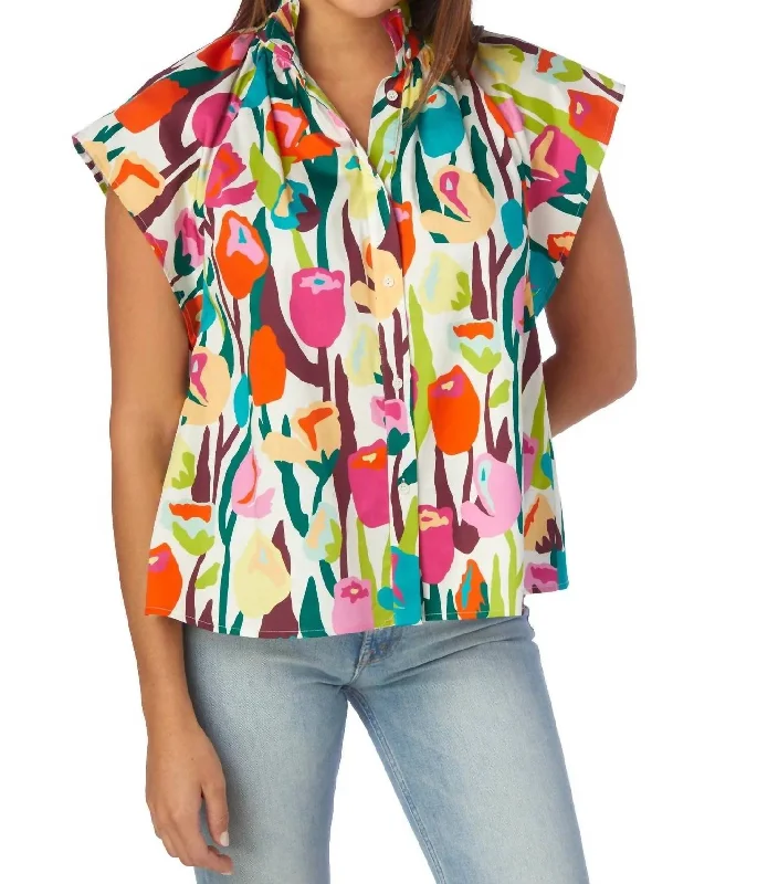 Limited Stock Billie Blouse In Tulip
