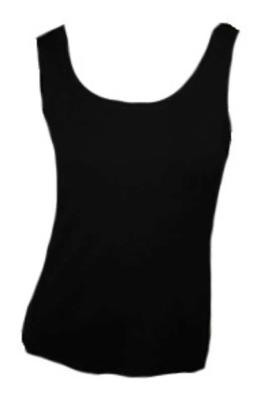 Major Savings Bra-Friendly Tank Top In Black