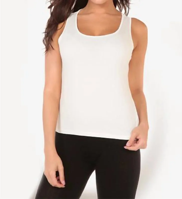 The Best Prices Bra-Friendly Tank Top In Cream