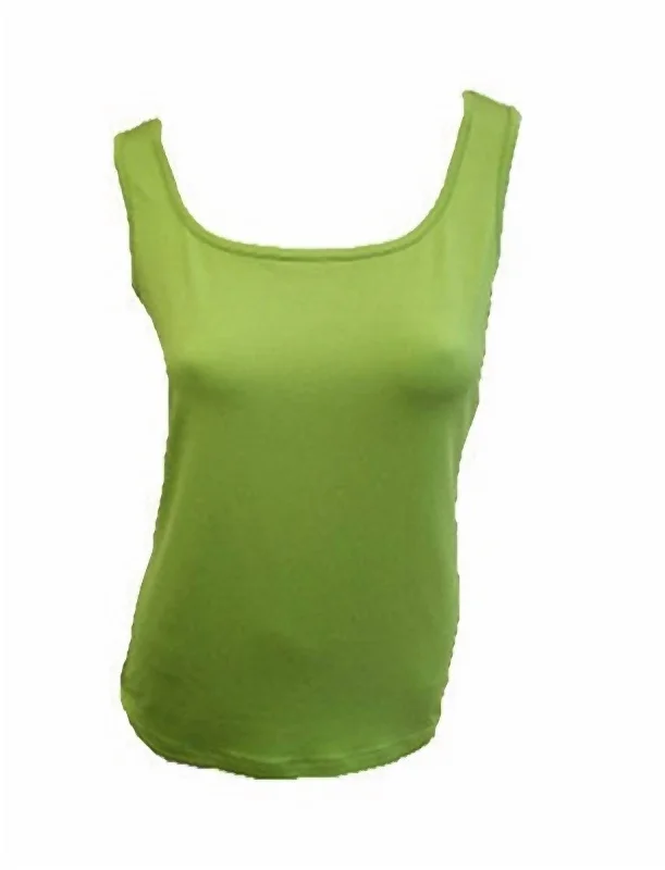 Price Drop Bra-Friendly Tank Top In Lime