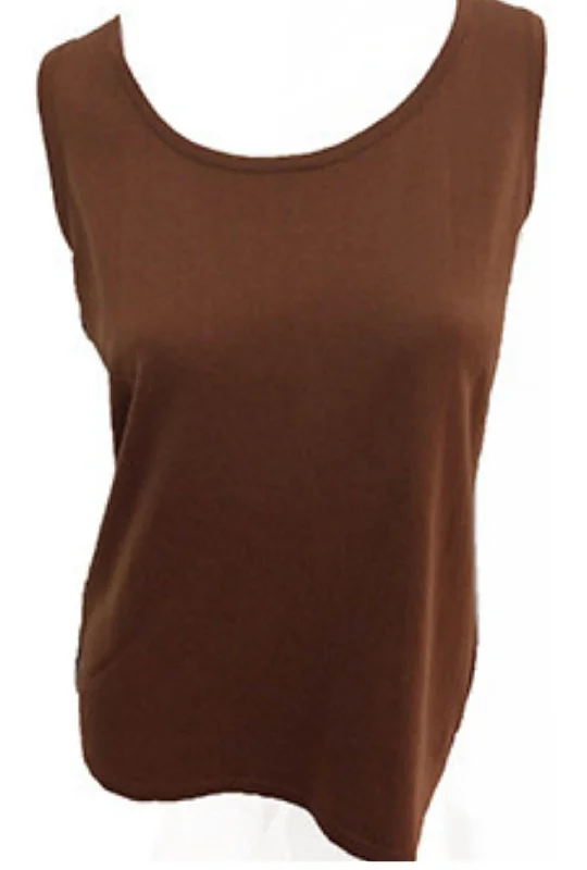 Unbeatable Prices Bra Friendly Tank Top In Mocha