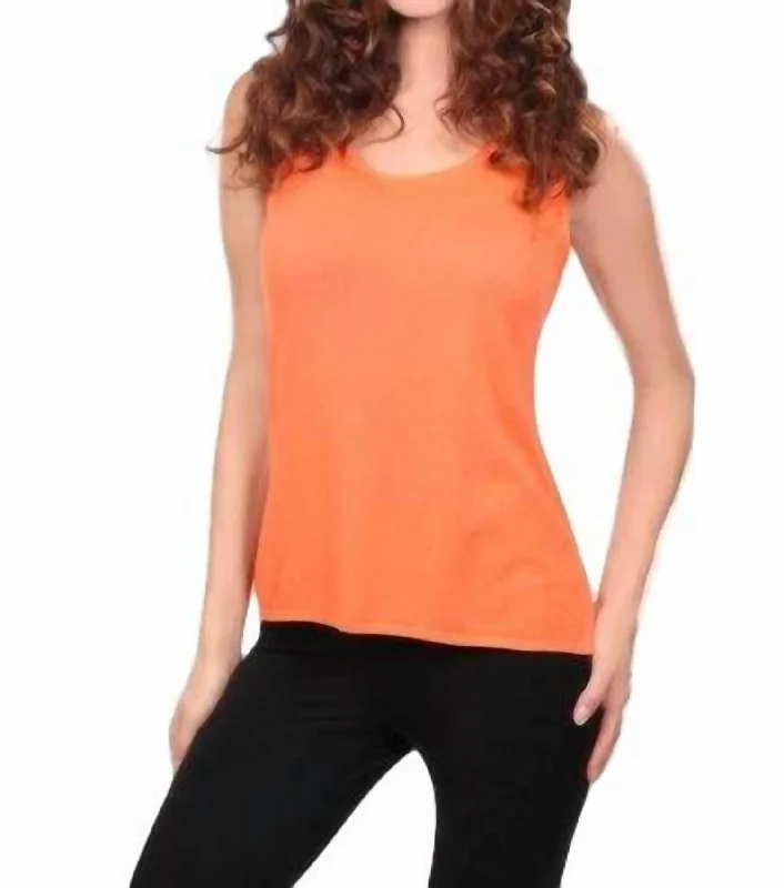 Special Discount Bra Friendly Tank Top In Orange