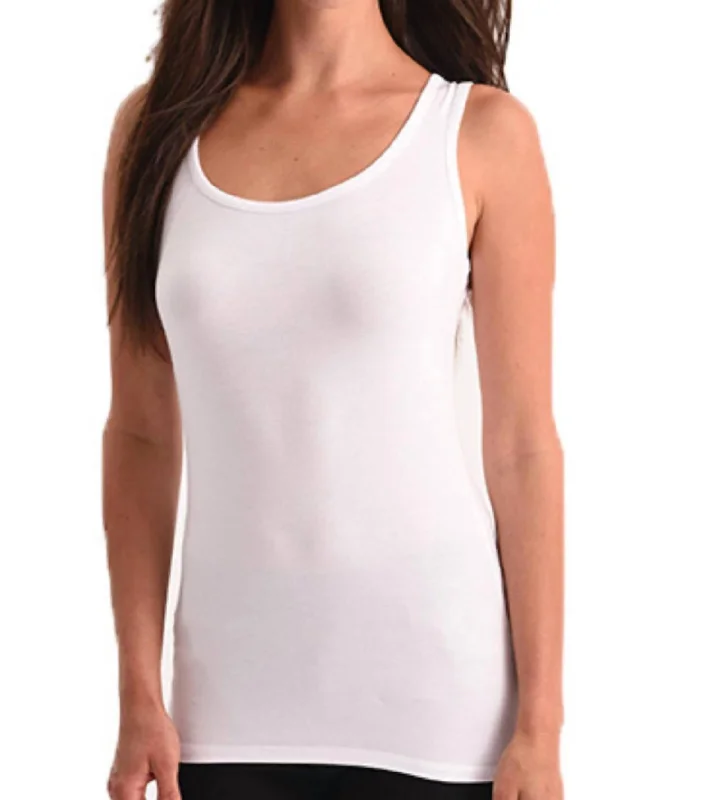 The Best Prices Bra-Friendly Tank Top In White