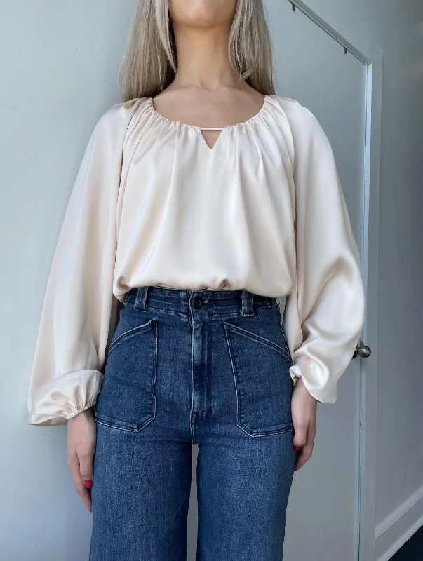 Weekend Deal Brenton Blouse In Sand Dollar