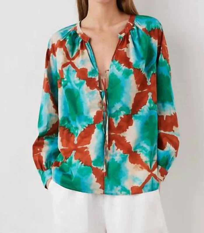 Buy Now Brielle Top In Kaleidoscope