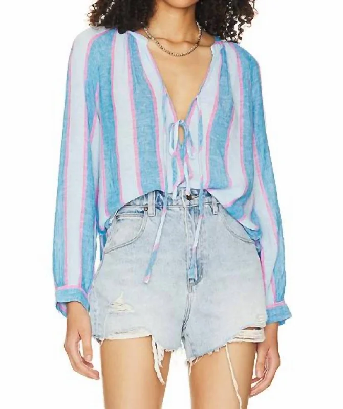 Best Bargains Brielle Top In Kona Stripe