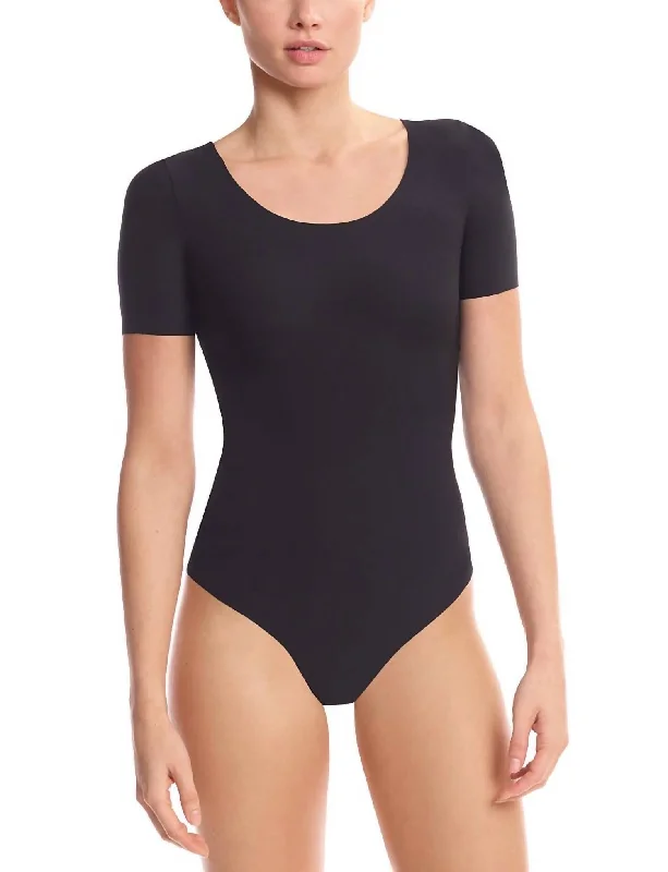 Fantastic Deals Butter Scoop Neck Bodysuit In Midnight