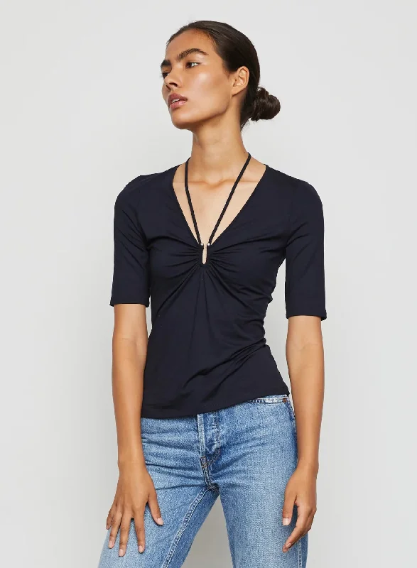 Unbeatable Prices Clarissa Top in Midnight Blue