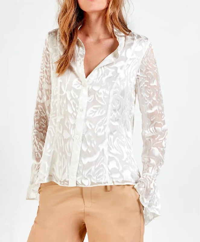 Online Only Claude Blouse In White