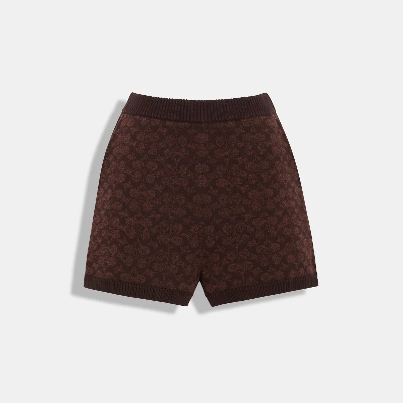 Can't Be Beat Coach Outlet Signature Knit Set Shorts