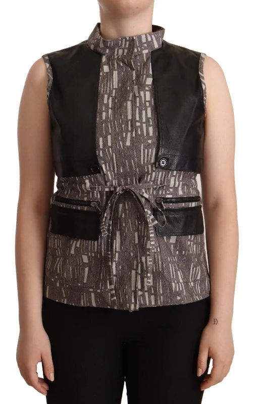 Price Drop Comeforbreakfast  Vest Leather Sleeveless Top Women's Blouse