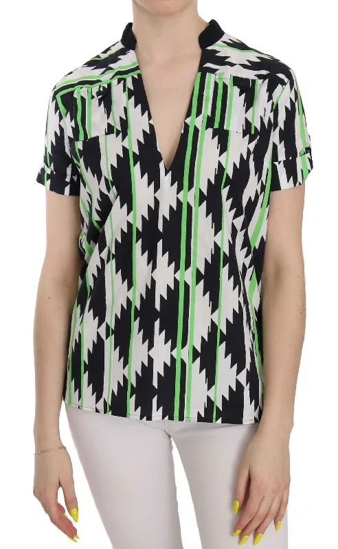 Extra Savings Costume National  Color Plunging Top Women's Blouse