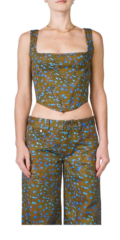 Savings Galore Denim Corset In Stingray