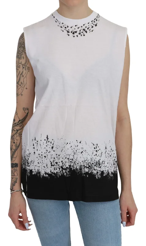 Grand Opening Sale Dsqua²  Sleeveless T-shirt Tank Cotton Women's Top