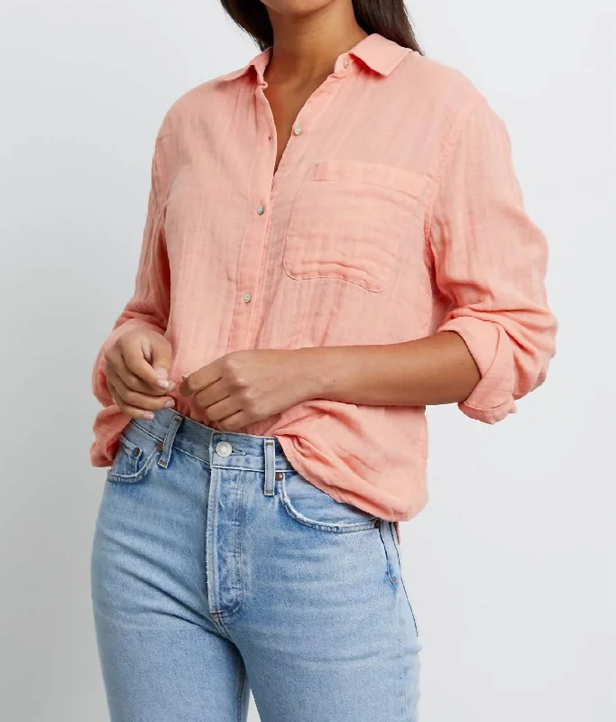 Savings Spectacular Ellis Shirt In Peach