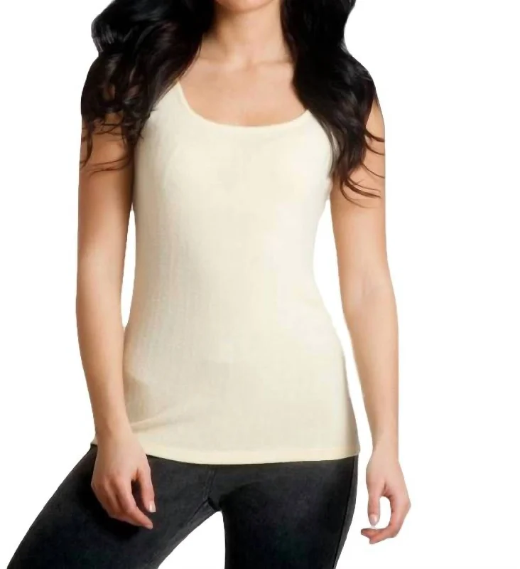 Huge Savings Jackie Kashmira Tank In Yellow