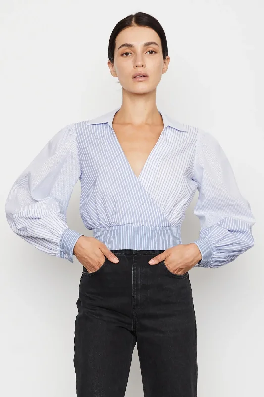 Last Chance Jax Top in Mixed Stripe