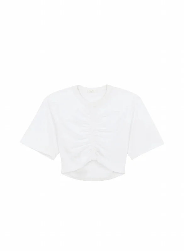 Value Deals Johanna Cotton Jersey Tee In White
