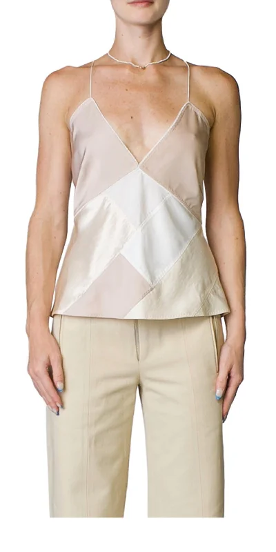 Special Discount Juliet Patchwork Top In Cream