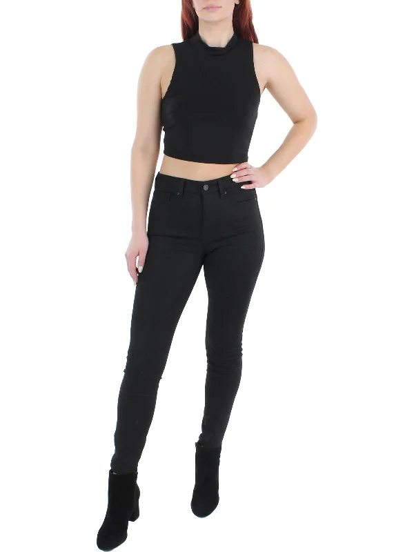 Deal Alert Juniors Womens Sleeveless Party Cropped