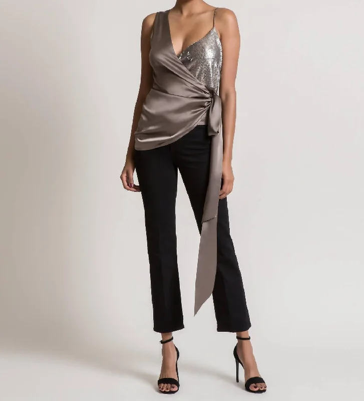 Referral Discount Kristina Top In Grey