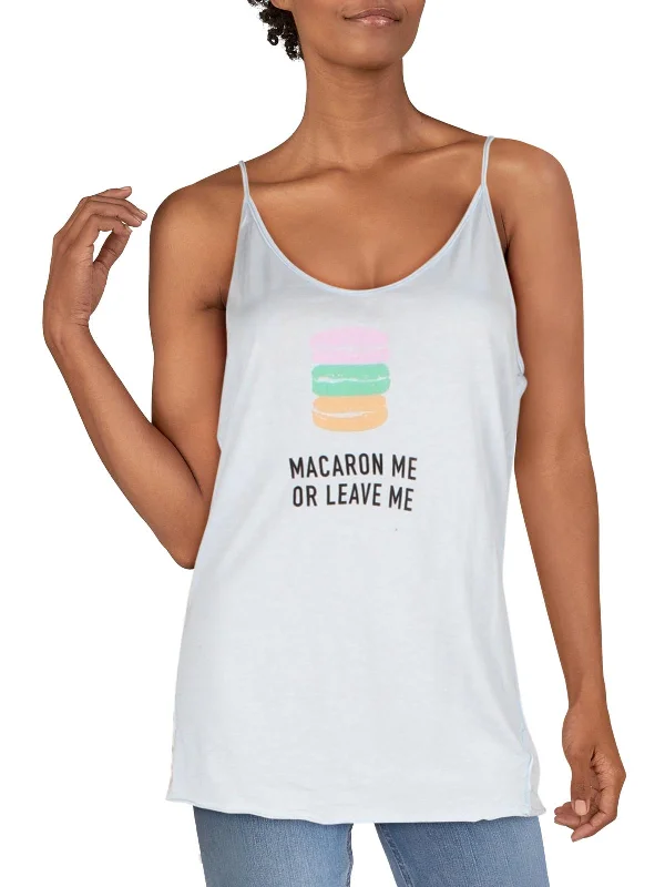 New Deals Let's Roll Womens Graphic Sleeveless Tank Top
