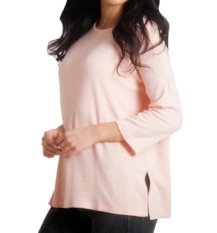 Exclusive Deal Lillie Kashmira 3/4 Sleeve Tunic In Peach