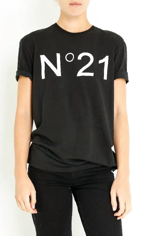 Price Reduction Logo Tee In Black
