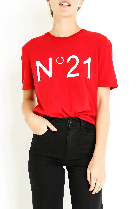 Special Discount Logo Tee In Red