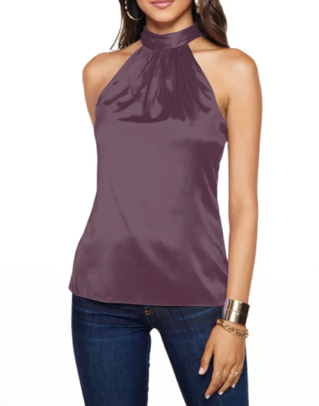 Reduced Prices Lori Halter Top In Raisin