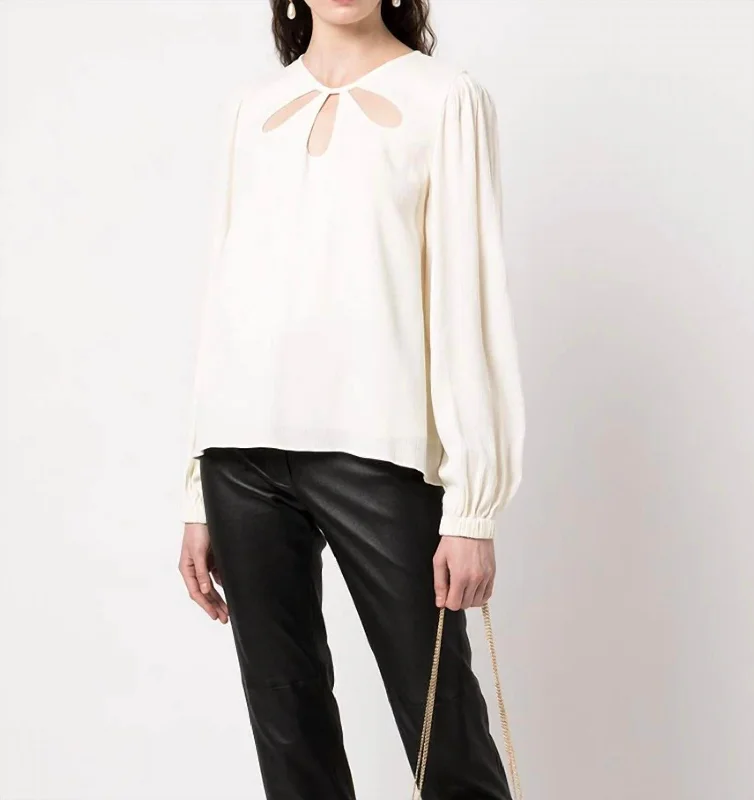 Quick Sale Louie Top In Ivory