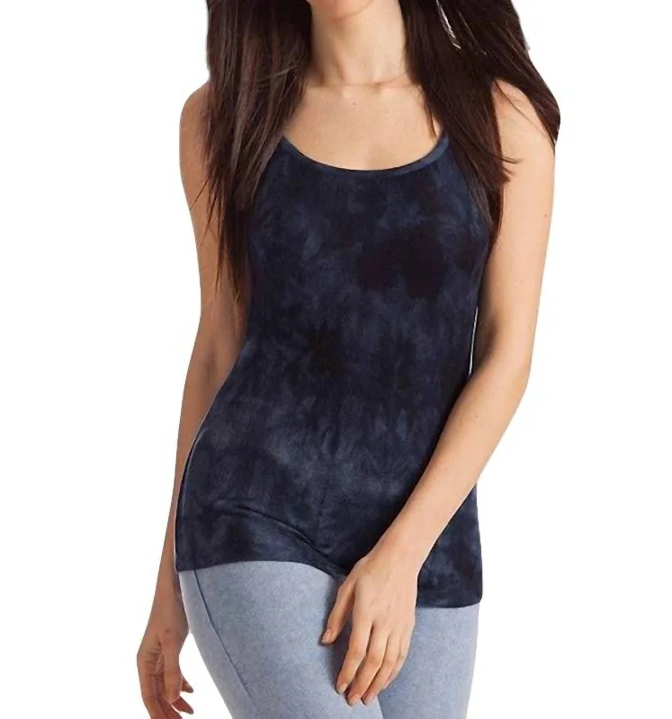 Mega Sale Malyasia Tie-Dye Kashmira Tank Top In Navy
