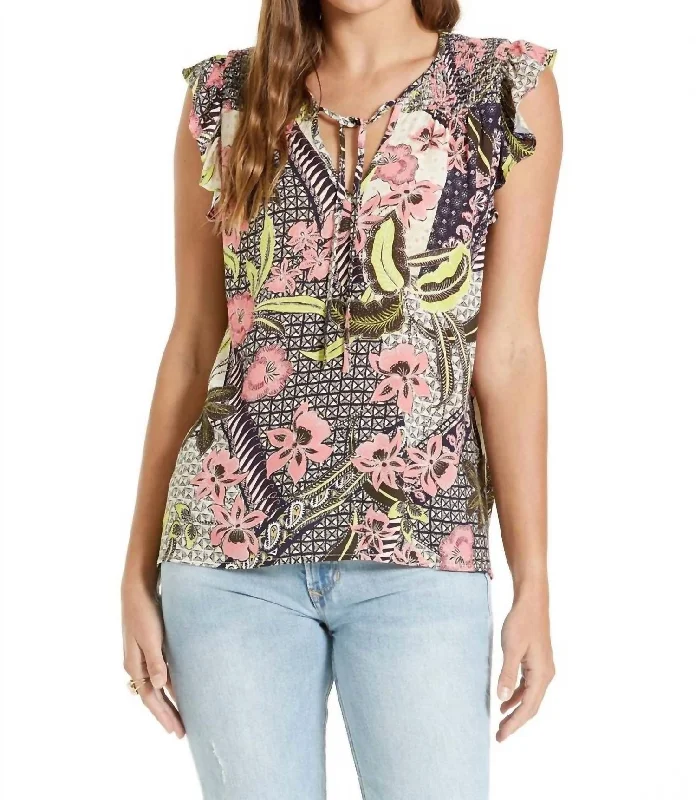 Stock Up and Save Melody Sleeveless Blouse In Cinta Floral