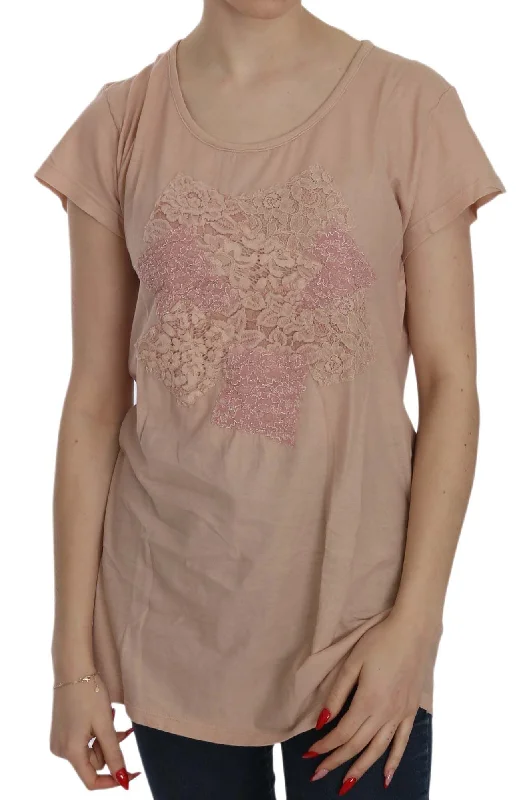 Limited Edition MEMORIES   Lace Short Sleeve Shirt Top Cotton Women's Blouse