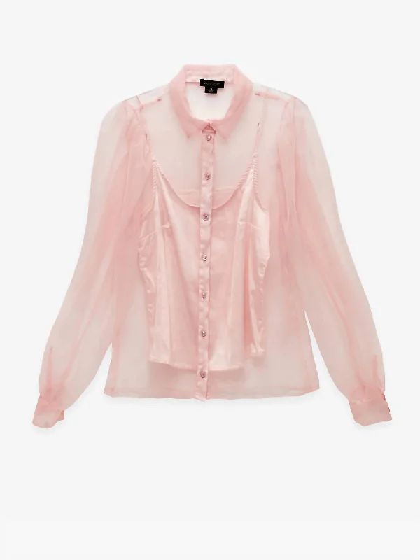Stock Clearance Mila Blouse In Pink Quartz