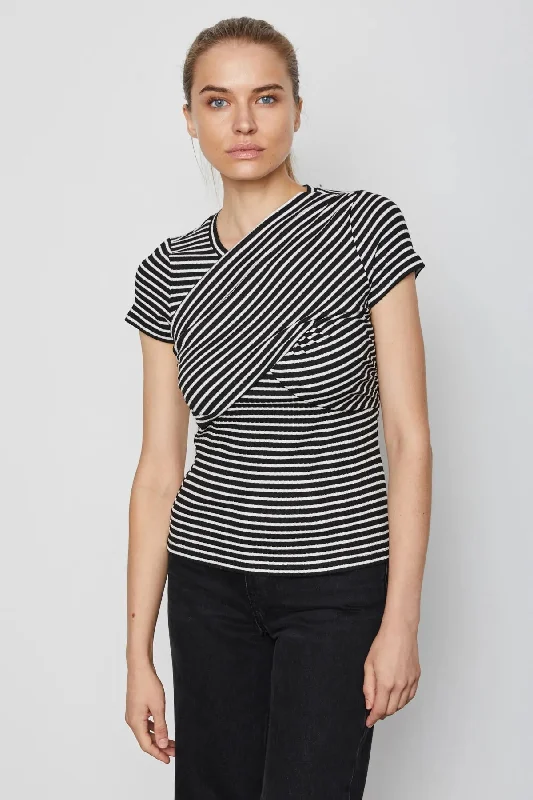 Members Only Nala Top in Black/White