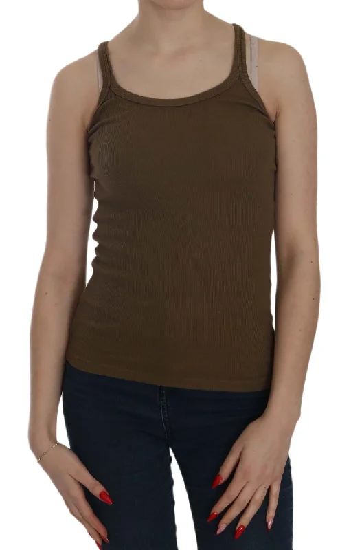 Markdown Madness pink MEMORIES  Sleeveless Spaghetti Strap Blouse Women's Top
