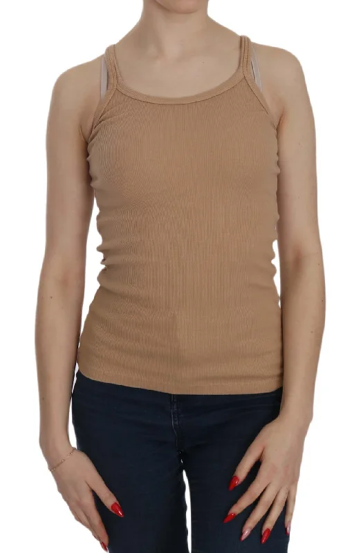 New Deals pink MEMORIES  Sleeveless Spaghetti Strap Tank Women's Blouse