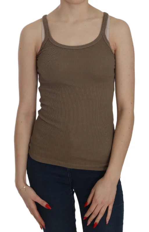 Closeout Sale pink MEMORIES  Sleeveless Spaghetti Strap Women's Top