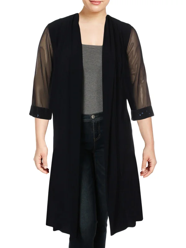 Price Drop Alert Plus Womens Godet Office Duster Top