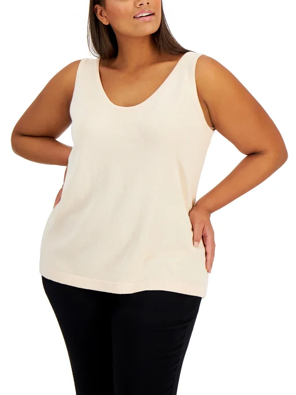 Deal Dash Plus Womens Sweater Sleeveless Tank Top
