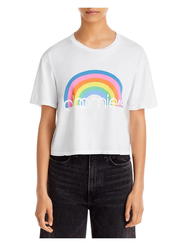 Steals and Deals Rainbow Womens Graphic Boxy T-Shirt